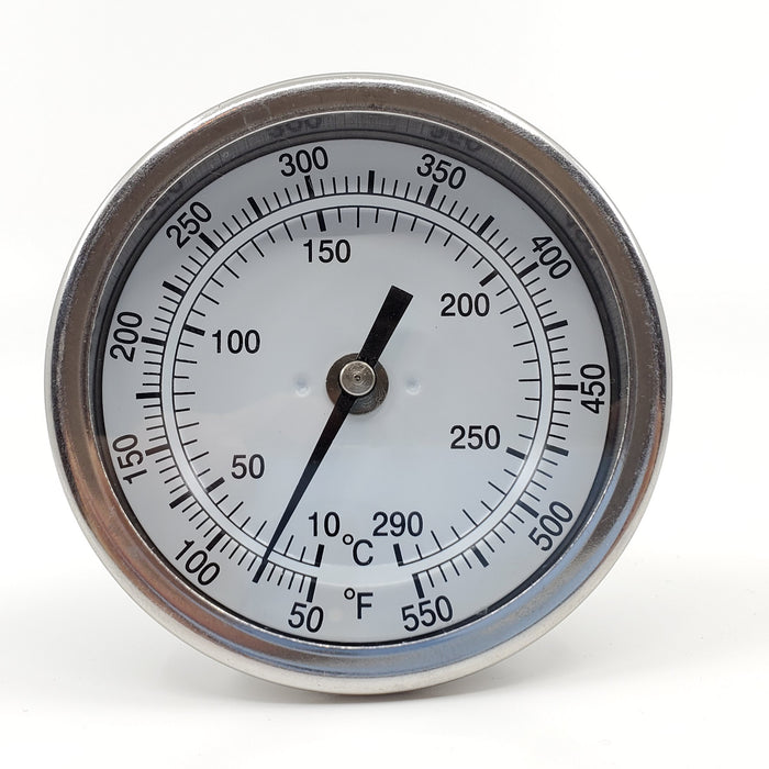 3" Adjustable Dial Thermometer With 4" Stem